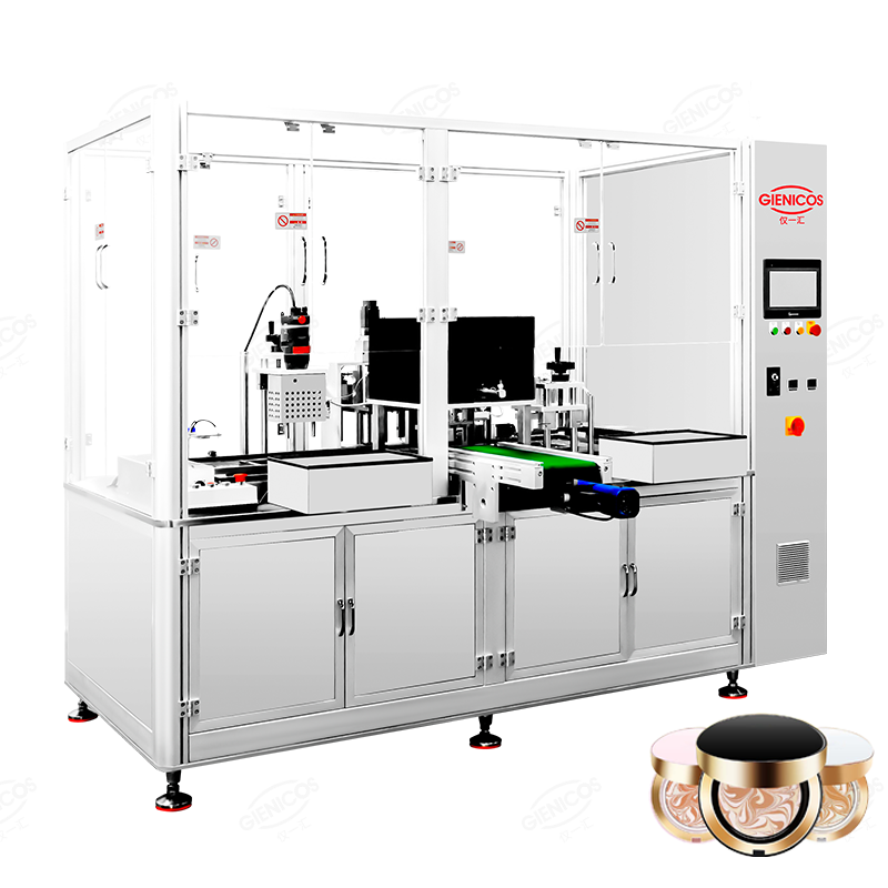 CE Certification Dual Color Linear Cream Filling Machine Air